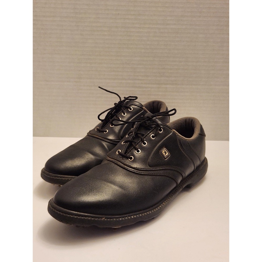 FootJoy FJ Originals Mens Classic Black Leather Size 11M Golf Shoes